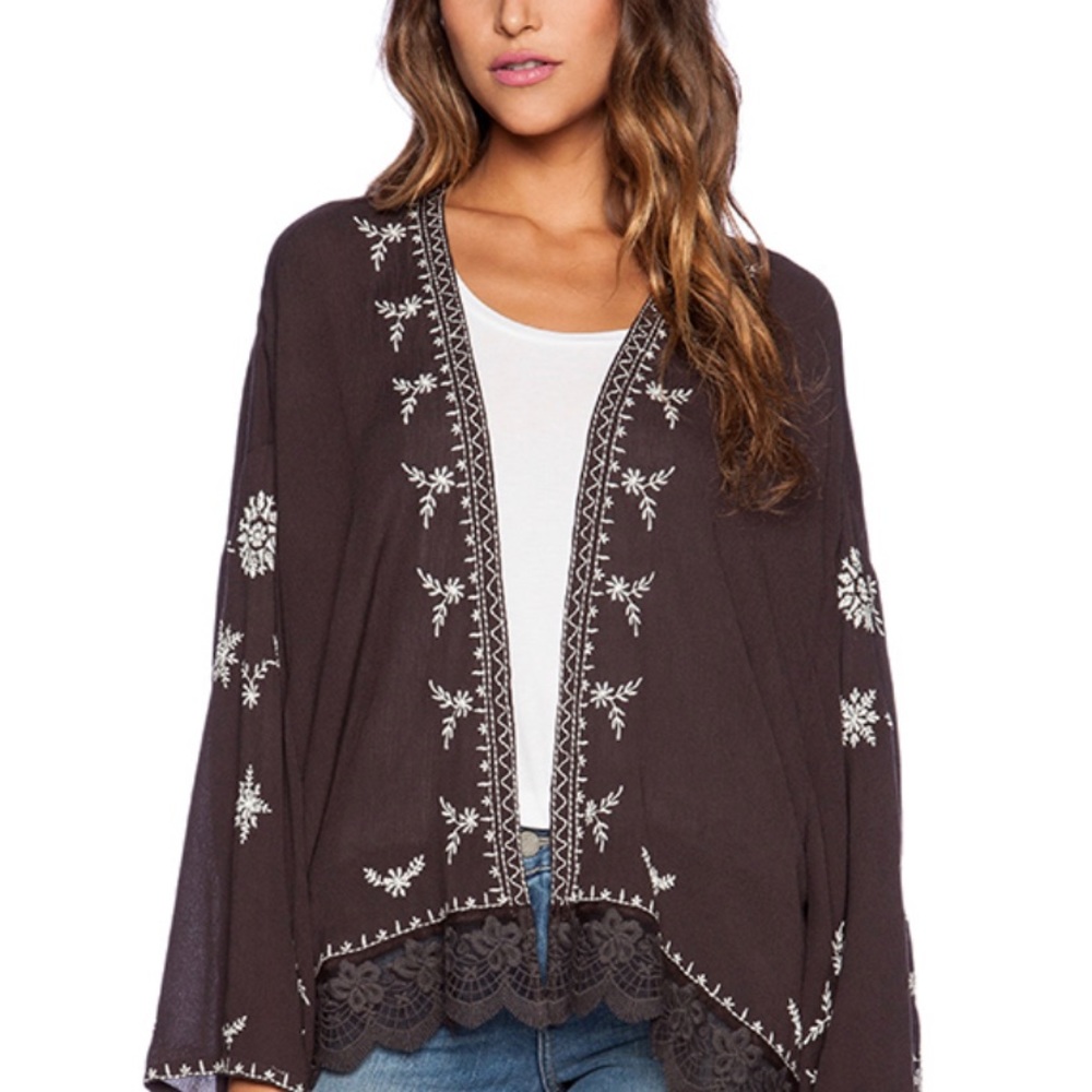 COPY - Free People Embroidered Kimono Jacket